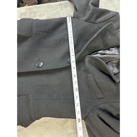 Ralph Lauren Lauren Wool-blend › Reefer Coat In Black sz 0 - Picture 11 of 16